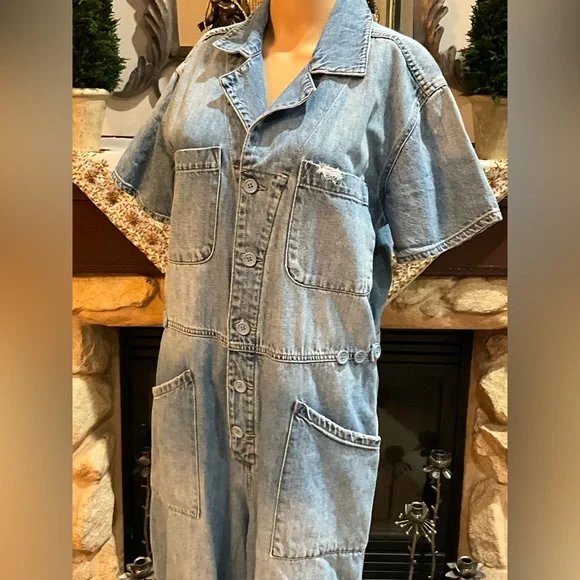 PISTOLA Grover denim relaxed jumpsuit - Picture 6 of 13